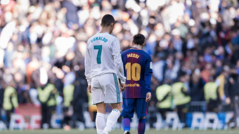 Messi y Cristiano Ronaldo