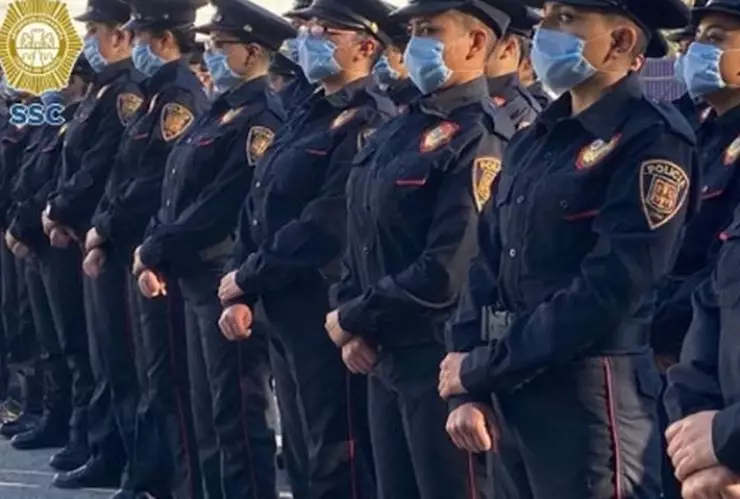 Las generaciones 153, 154 y 155 conformadas por 66 mujeres y 96 hombres se integraron a la Policía Bancaria e Industrial.