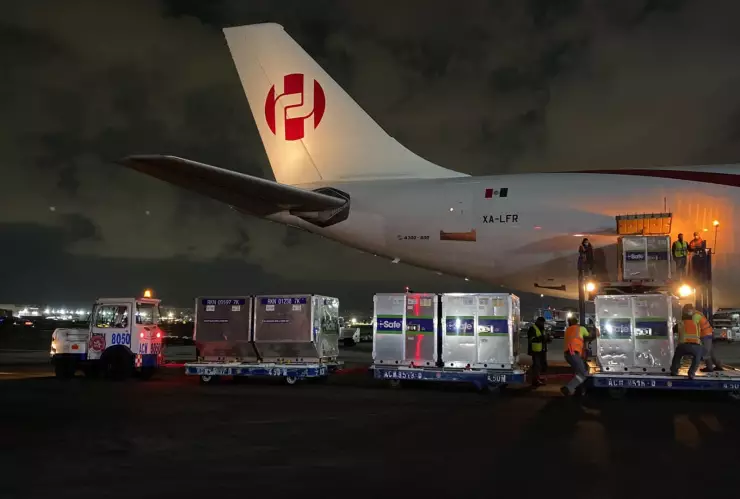 México recibió 1.2 millones de vacunas AstraZeneca