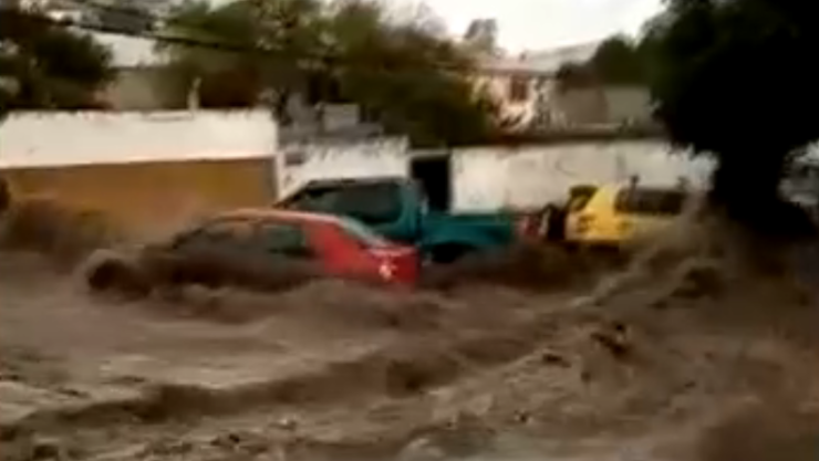 Inundacion en Querétaro