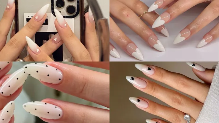 uñas blancas
