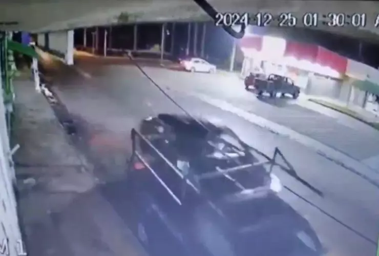 fuerte accidente bojorquez captado camara seguridad