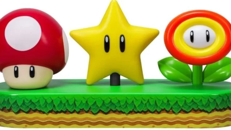 lámparas de super mario bros
