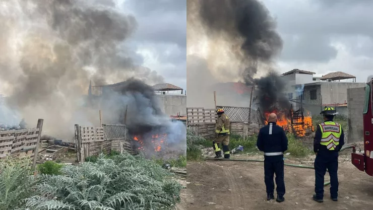 Incendio hoy 28 de abril de 2025 en Tijuana