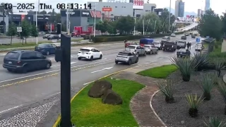 Difunden video de la detención de empresario en plena luz del día en la Vía Atlixcáyotl