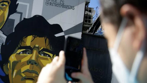 Diego Armando Maradona filtran fotos