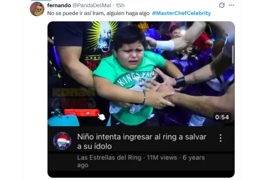 A pesar de que Iram fue el primer eliminado de la temporada, fue un golpe muy duro para los fanáticos del creador de contenido.