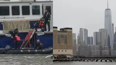 Accidente de helicóptero en río Hudson, Nueva York