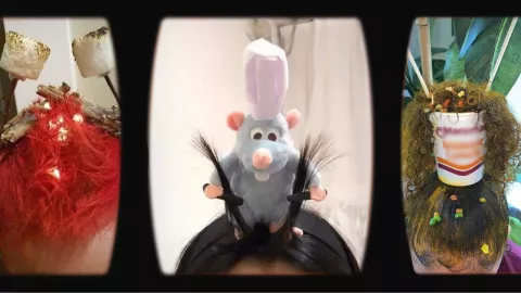 Ideas de peinados locos