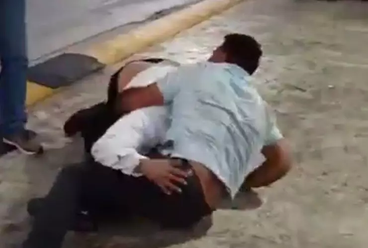 pelea taxi vs va y ven