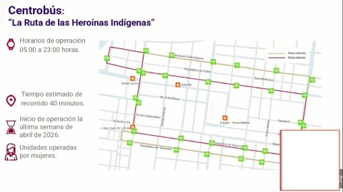 Centrobús horario de operación