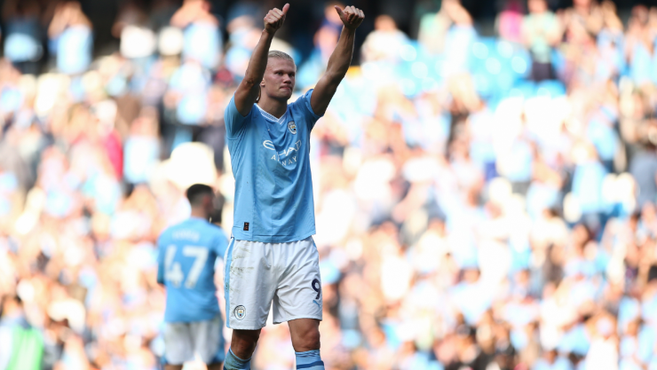Erling Haaland, delantero del Manchester City