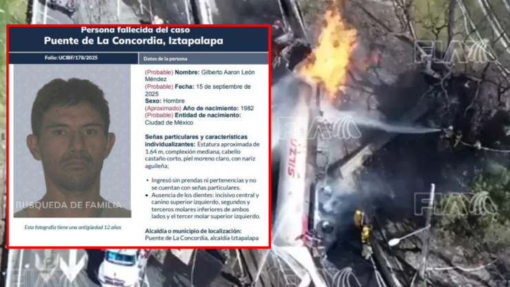 Gilberto Aarón explosión Puente de la Concordia