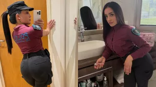 VIDEO | Candente policía es separada de su cargo al usar su informe de manera “inapropiada”