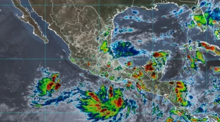 Se forma Depresión Tropical Trece-E en el Pacífico Mexicano