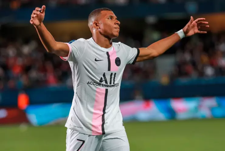 Kylian Mbappé con el PSG
