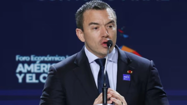 Presidente ecuatoriano Daniel Noboa: Ecuador sube aranceles a Colombia hoy