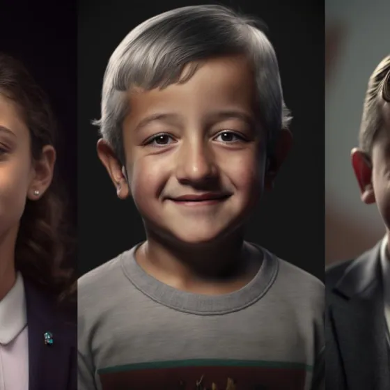 AMLO, Sheinbaum y Ebrard son recreados por Inteligencia Artificial previo al Día del Niño