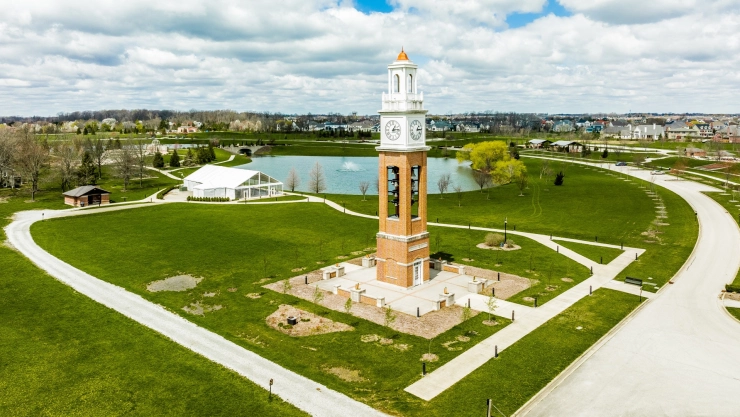 Panorámica de la ciudad de Carmel, en Indiana.
