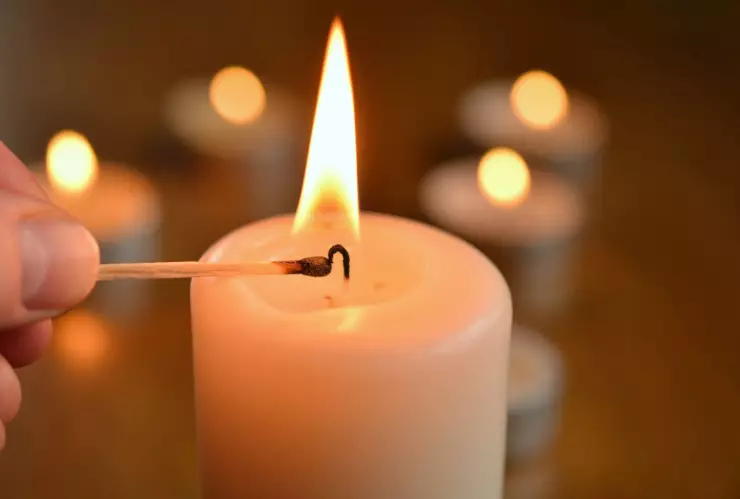 El significado del círculo en los restos de una vela
