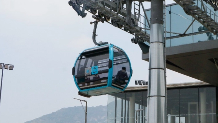 ruta y estaciones cablebús línea 5 Mixcoac