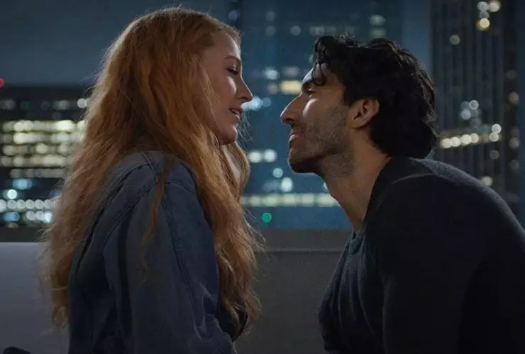 Escena de Blake Lively y Justin Baldoni en Romper el Círculo