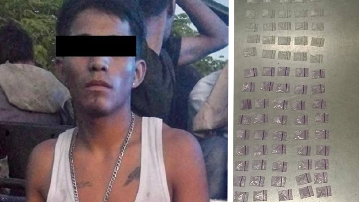 Así fue detenido un presunto distribuidor de drogas en la colonia Palenque de Ibarrilla, en León