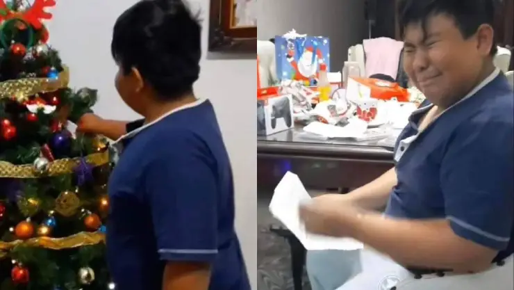 Reacción de niño tras saber que Santa no regresará, se viraliza