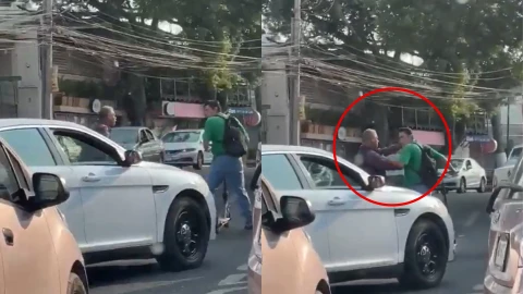 Agarrón en Río Mayo.