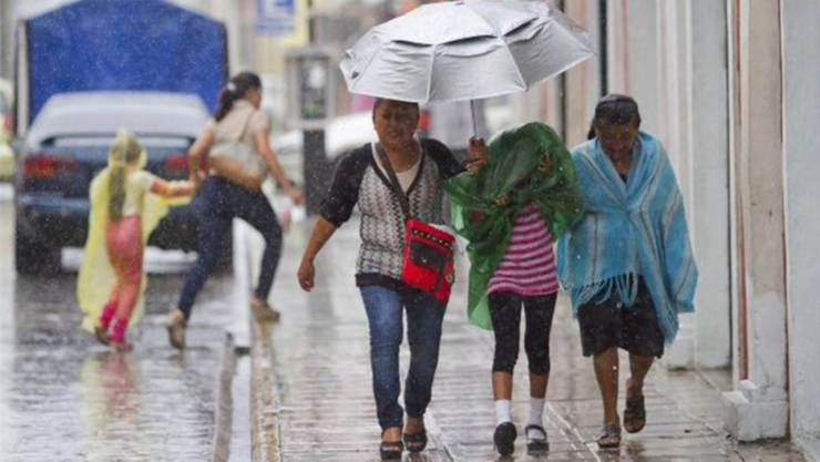 ¡A sacar el paraguas! El pronóstico del clima México para este sábado 28 de enero prevé lluvias en los estados del sur.