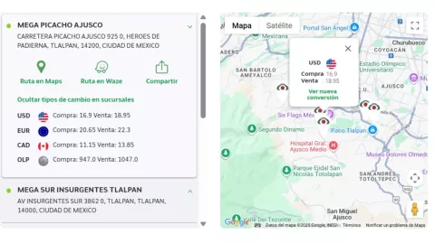 Descubre cuánto pagarás por cada dólar en Banco Azteca.