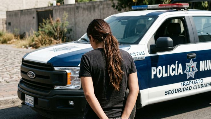 ¡Su actitud la delató! Mujer agrede verbalmente a policía y termina detenida en Irapuato; esto sabemos.png