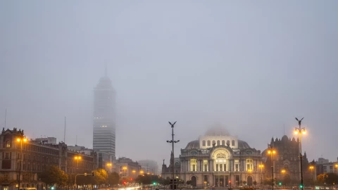 Neblina en la Ciudad de México
