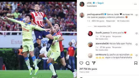 Pocho Guzmán habla de rivalidad con Chicharito en redes sociales.jpg