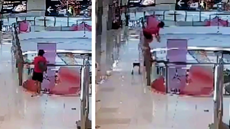 Mujer se lanza de cuarto piso en Centro Comercial en China