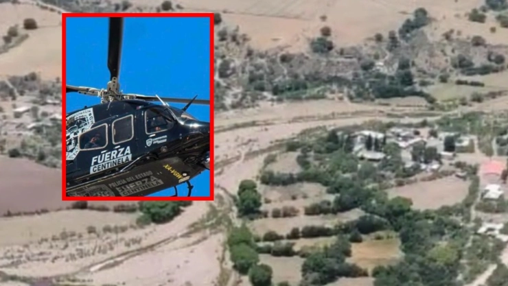 Atacan a balazos helicóptero de la policía en Chihuahua.