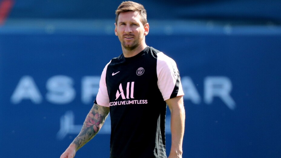 Messi entrena con el PSG