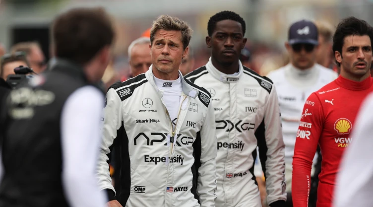 F1 Grand Prix of Great Britain Brad Pitt