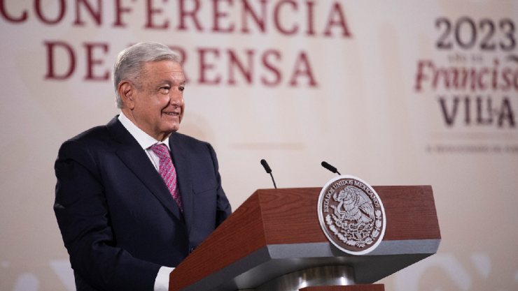 Sigue aquí la mañanera hoy 14 de abril de 2023 en vivo desde Palacio Nacional.