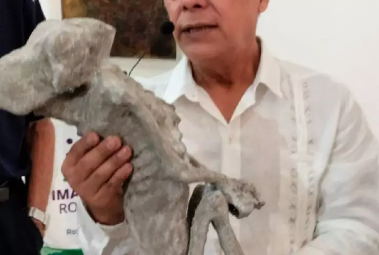 Aseguran descubrir momia extraterrestre en Guerrero