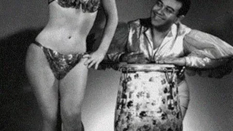 Tongolele y el artista cubano Joaquín González