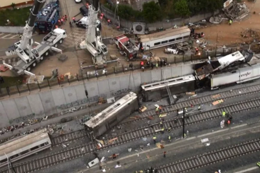 Accidente de tren en España 2013