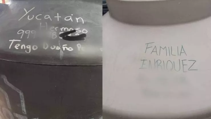 Yucatecos marcan sus tinacos por si salen volando ante la llegada del Huracán Beryl