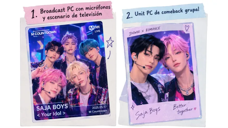 5 ideas de photocards de Saja Boys