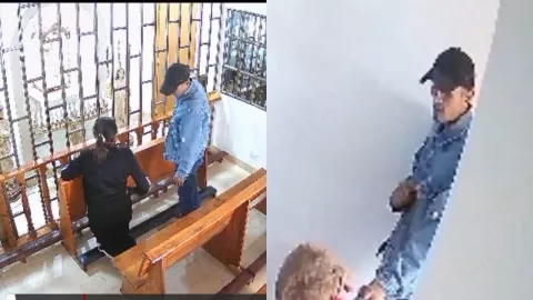 Ladrón entra a iglesia y asalta a mujeres que oraban