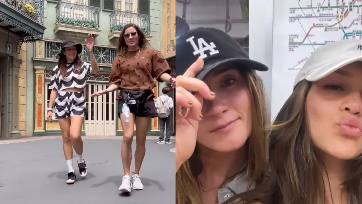 Las FOTOS del viaje que emprendieron juntas Mati Álvarez y Evelyn Guijarro