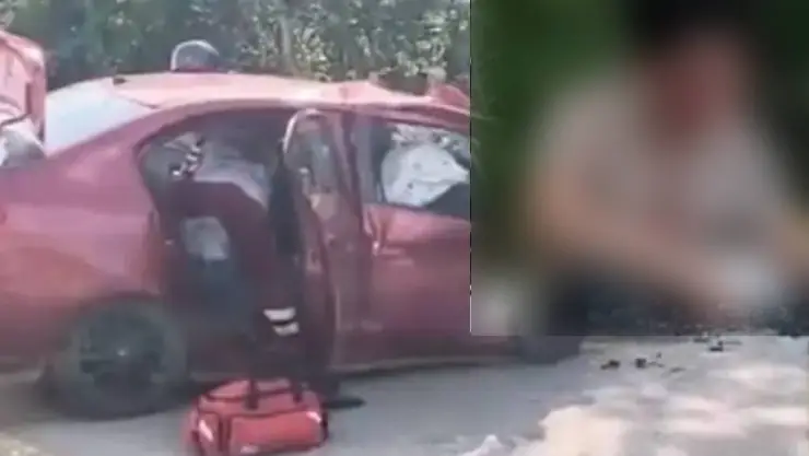 Identifican a presunto responsable de la MUERTE de pareja y bebé en carretera de Campeche; quedó con el rostro ‘destrozado’