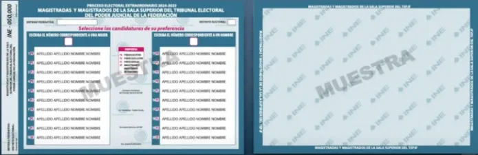 Boletas del poder judicial