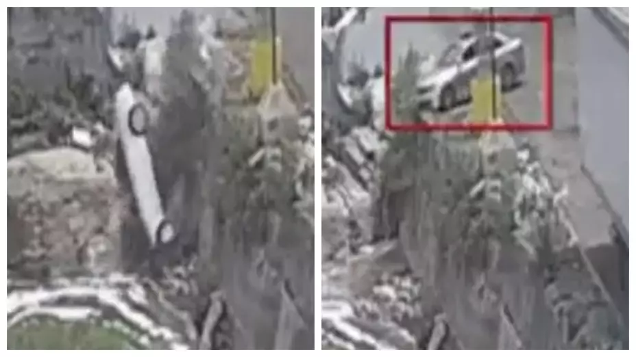 Aparatosa volcadura en Edomex: Conductora se que queda sin frenos y cae al Río Hondo