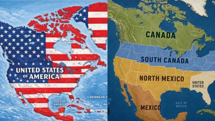 Irán modifica el mapa de Estados Unidos